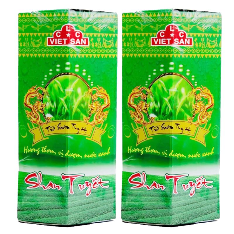  Trà Shan Tuyết Việt San cặp 2 hộp x 200g 
