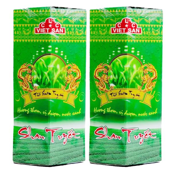  Trà Shan Tuyết Việt San cặp 2 hộp x 200g 