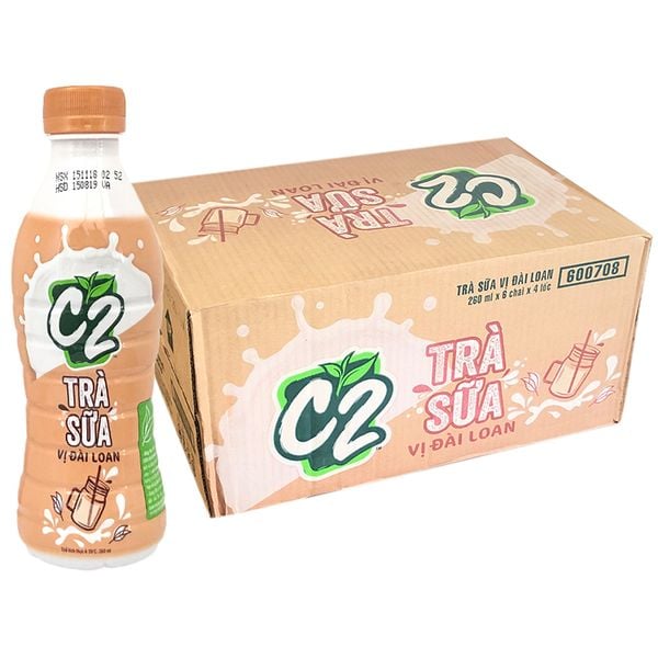  Trà sữa C2 thùng 24 chai x 260ml 