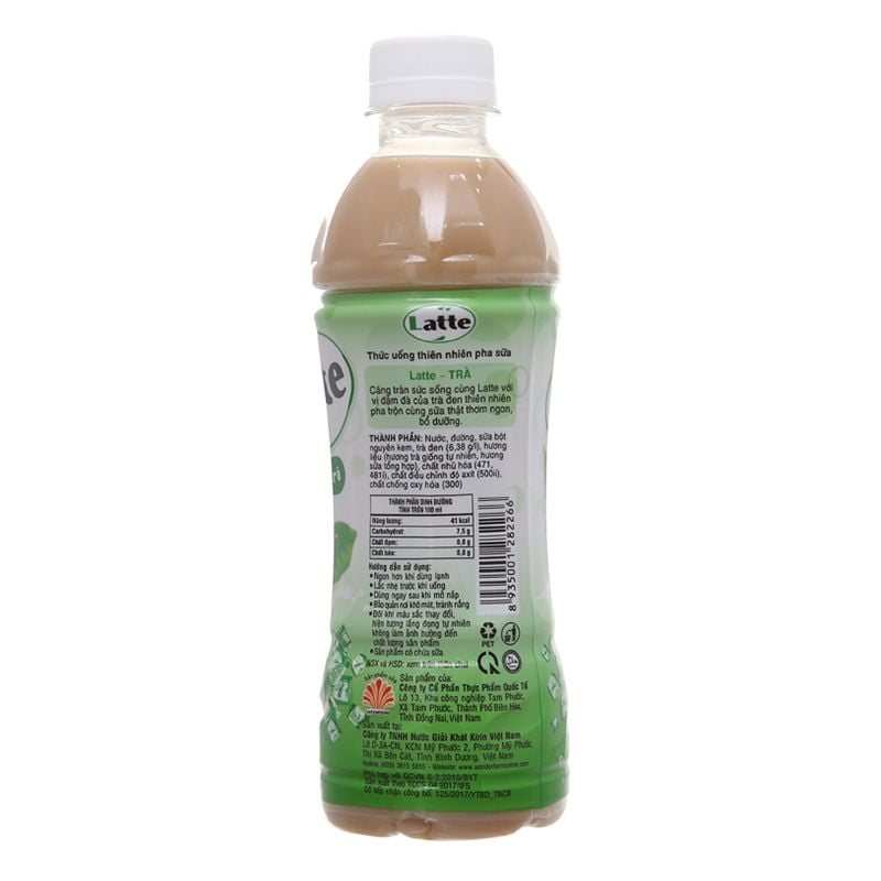  Trà sữa Latte Kirin chai 345ml 