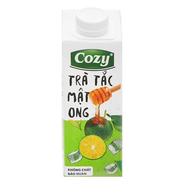  Trà tắc mật ong Cozy hộp 225ml 