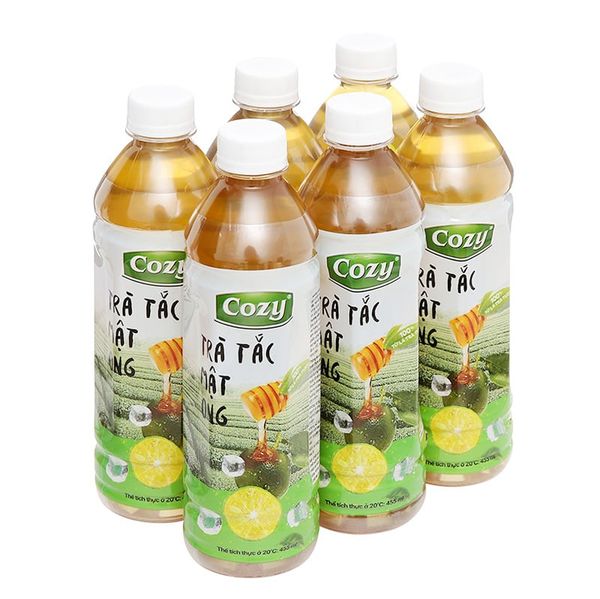  Trà tắc mật ong Cozy lốc 6 chai x 455ml 