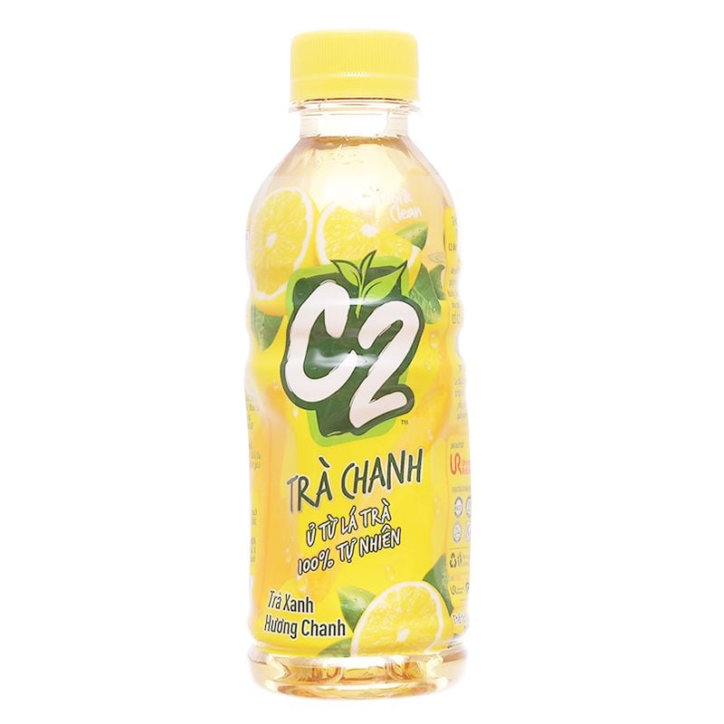  Trà xanh C2 vị chanh lốc 6 chai x 225 ml 