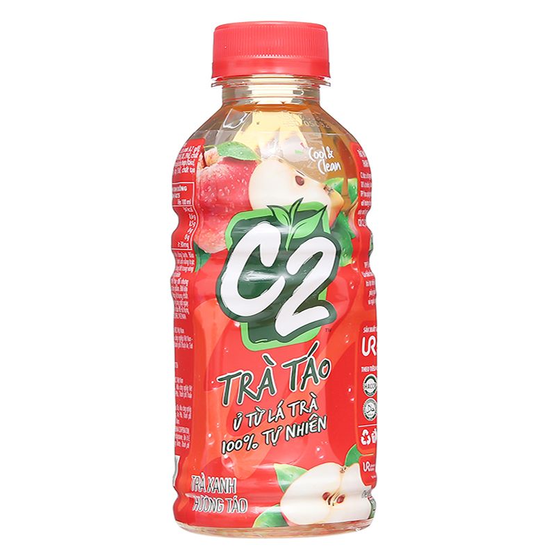 Trà xanh C2 vị táo thùng 24 chai x 360ml 