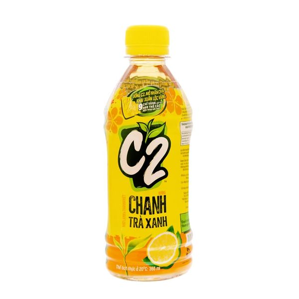  Trà xanh C2 hương chanh chai 360 ml 