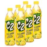  Trà xanh C2 vị chanh thùng 24 chai x 455 ml 