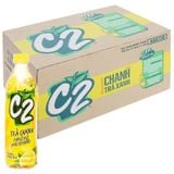  Trà xanh C2 vị chanh thùng 24 chai x 455 ml 
