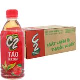  Trà xanh C2 vị táo chai 360ml 