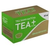  Trà xanh matcha Tea Plus lốc 6 chai x 455ml 