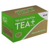  Trà xanh matcha Tea Plus chai 455ml 
