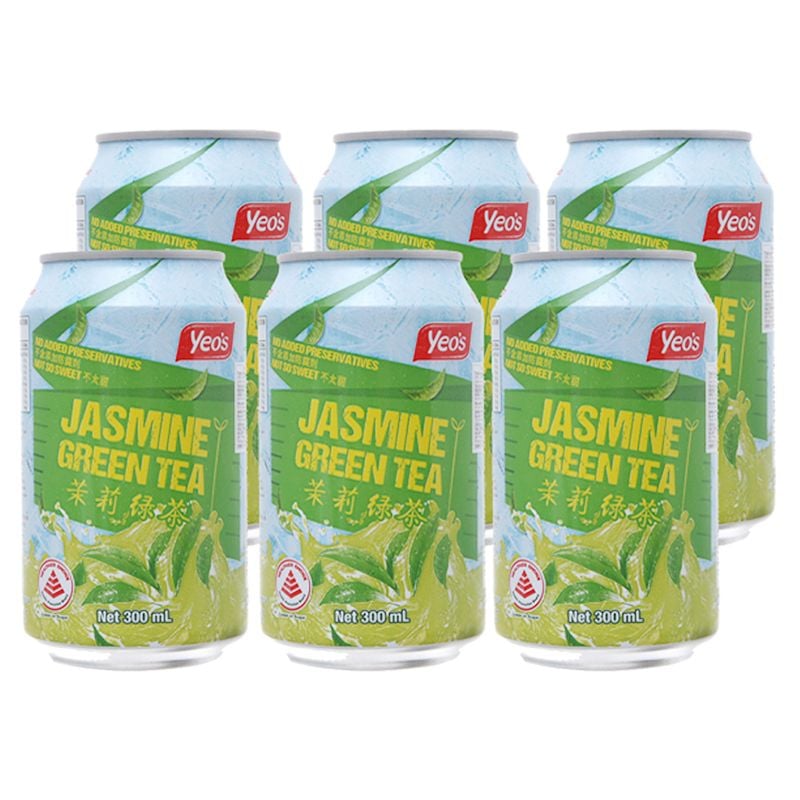  Trà xanh Yeo's hương lài thùng 24 lon x 300 ml 