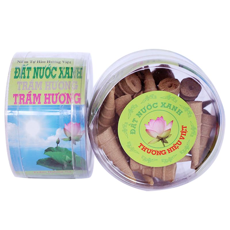  Trầm hương nụ Đất Nước Xanh lốc 3 hộp x 30 viên 