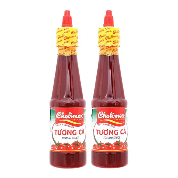  Tương cà Cholimex chai nhựa bộ 2 chai x 270g 