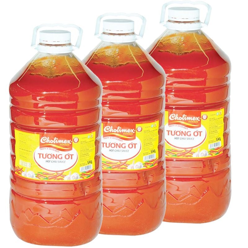  Tương ớt Cholimex thùng 3 chai x 5 kg 