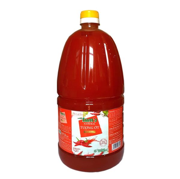  Tương ớt tươi cay nồng tự nhiên Tam's chai 2 kg 