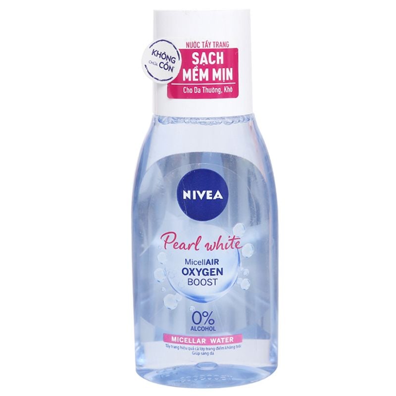  Nước tẩy trang Nivea Pearl White tinh chất ngọc trai sáng da chai 200ml 
