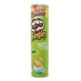  Bánh Snack khoai tây vị kem chua và hành Pringles lon 147g 