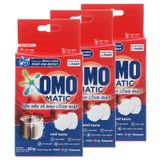  Viên nén vệ sinh lồng máy giặt Omo Matic hộp 4 viên 80g 