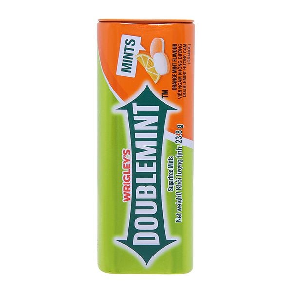  Viên ngậm không đường hương cam DoubleMint hộp 23.8g 