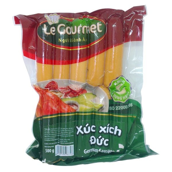  Xúc xích Le Gourmet Đức bịch 500g 