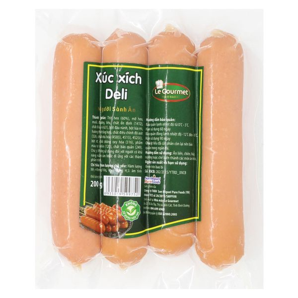  Xúc xích Le Gourmet Deli gói 200g 