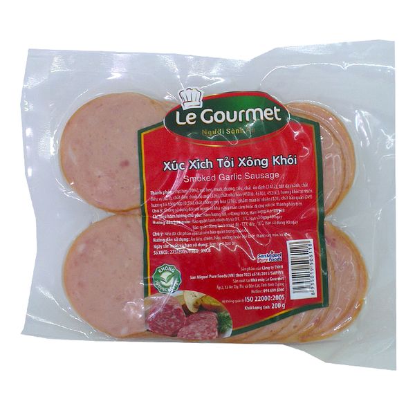  Xúc xích tỏi xông khói Le Gourmet gói 200g 