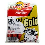  Xúc xích tiệt trùng Five Star Gold 120g 