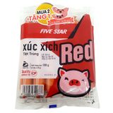  Xúc xích tiệt trùng Five Star Red gói 120g 