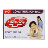  Xà bông cục Lifebuoy chăm sóc da tinh chất sữa lốc 3 cục x 90g 