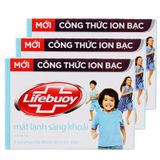  Xà bông cục Lifebuoy mát lạnh tinh chất bạc hà cục 90g 