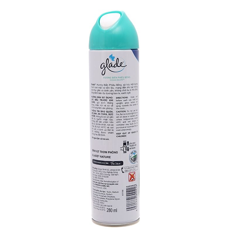  Xịt phòng Glade hương biển phiêu bồng chai 280ml 
