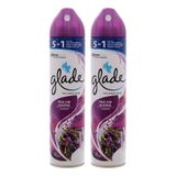  Xịt phòng Glade hương hoa oải hương bộ 2 chai x 280ml 