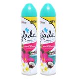  Xịt phòng Glade hương hoa quả nhiệt đới bộ 2 chai x 280ml 