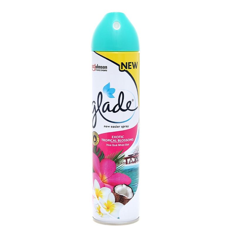  Xịt phòng Glade hương hoa quả nhiệt đới bộ 2 chai x 280ml 