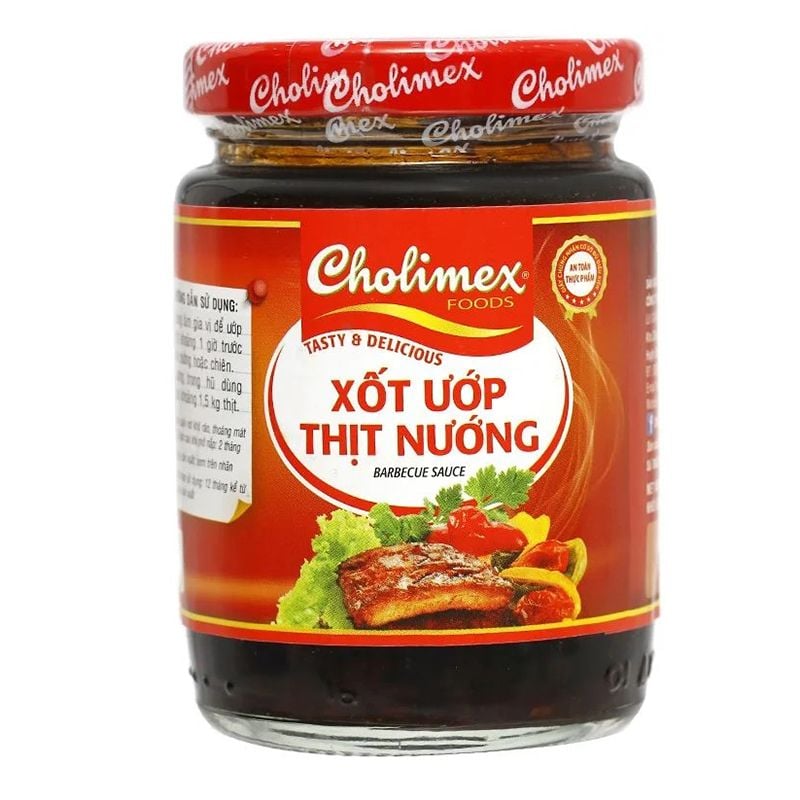  Xốt ướp thịt nướng Cholimex hũ 600g 