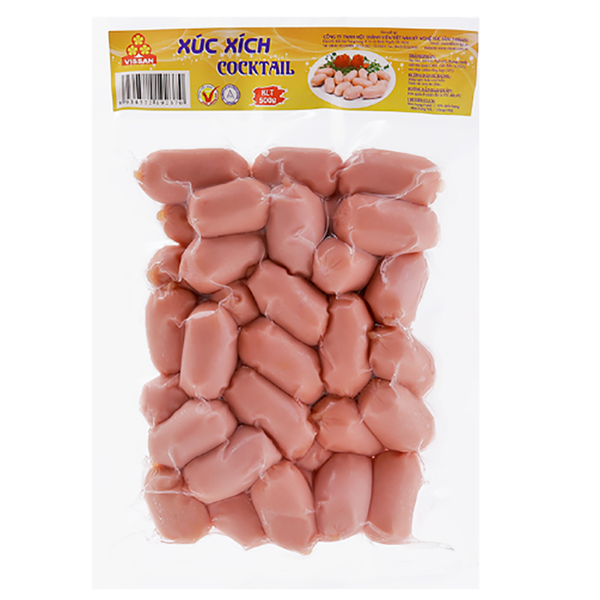  Xúc xích cocktail Vissan gói 500 g 