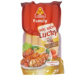  Xúc xích heo lucky vissan 10 cây gói 500g 