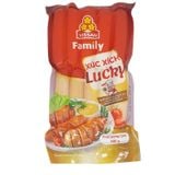  Xúc xích heo lucky vissan 5 cây gói 250g 