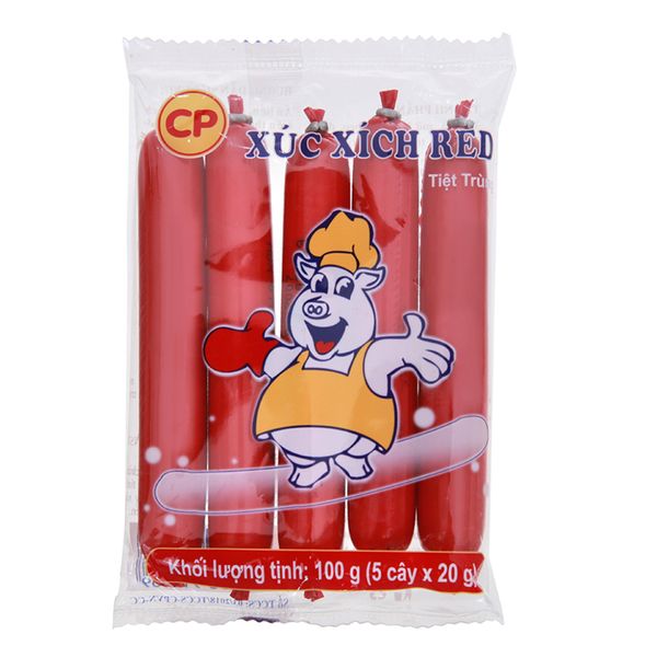  Xúc xích heo tiệt trùng CP gói 100g 