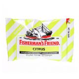  Kẹo cay con tàu Fisherman's Friend không đường vị cam chanh & methol gói 25g 