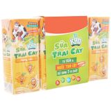  Sữa trái cây LiF Kun hương cam thùng 48 hộp x 180ml 