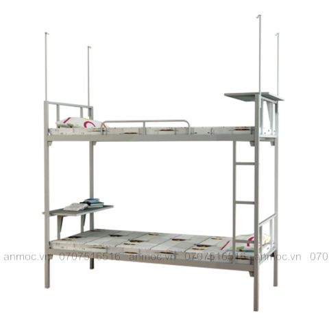 Giường 2 Tầng Sắt Kèm Bàn Viết AM-GT40B