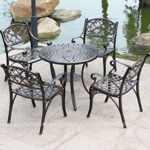  Ghế Nhôm Đúc Ngoài Trời AM-GND035 
