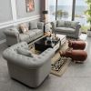 Sofa Tân Cổ Điển Ba Bọc Da Cao Cấp AM-TCD2