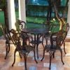 Bàn Tròn Nhôm Đúc Ngoài Trời BV03