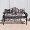Ghế Băng Nhôm Đúc Ngoài Trời AM-GCV-01ND