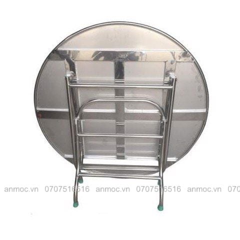 BÀN TRÒN XẾP INOX 1M2 