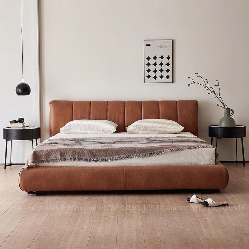 Giường Bọc Da Calm Nest