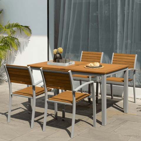  Bàn Ban Công Ngoài Trời Barcelona-Lynx Mặt Chữ Nhật 140x80 (chưa bao gồm ghế) 