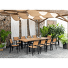 Bàn Ban Công Ngoài Trời Barcelona-Lynx Kéo Dài Thông Minh 180-240x100 (chưa bao gồm ghế)